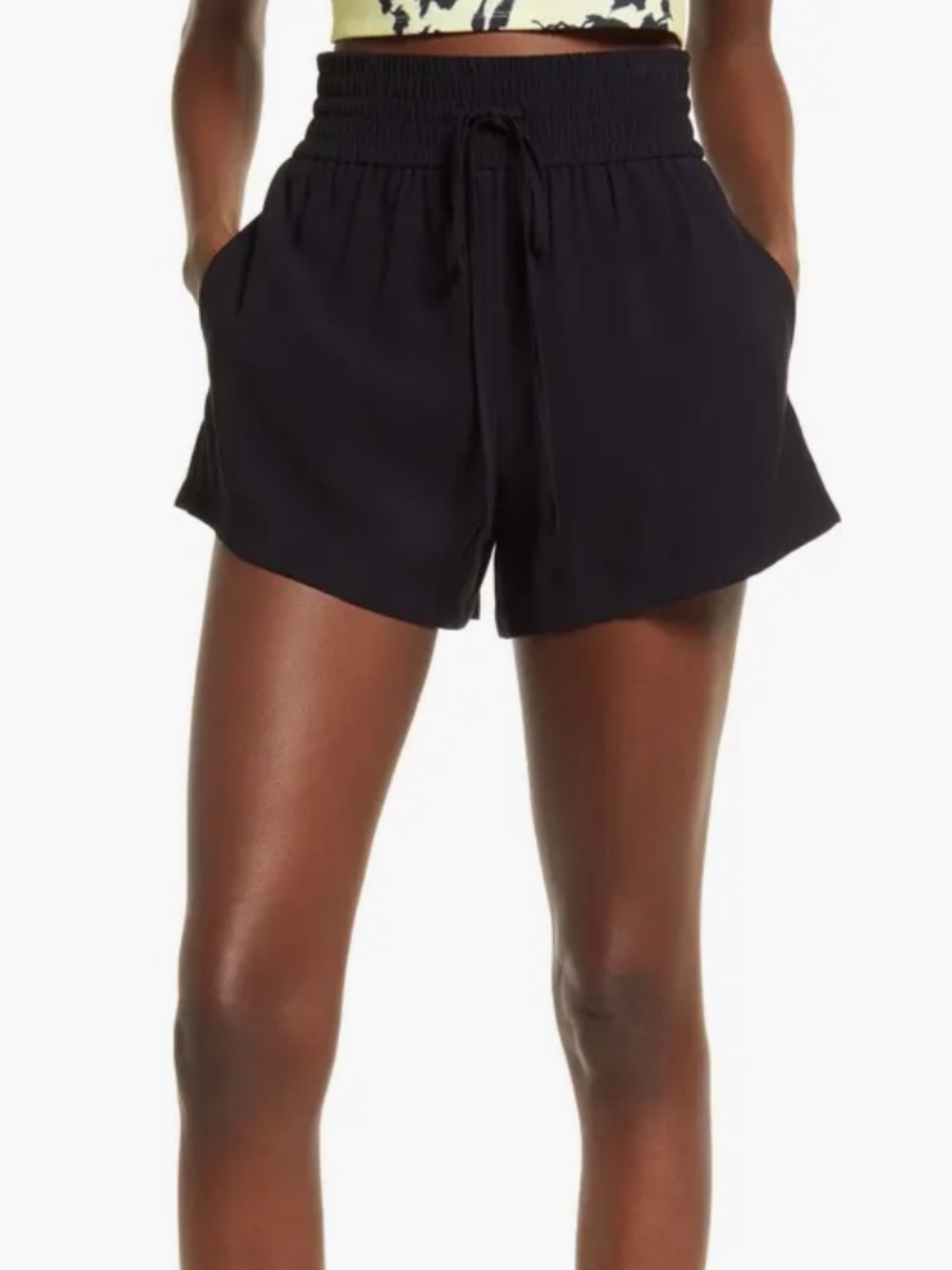 Nordstrom open edit high waisted pull on shorts